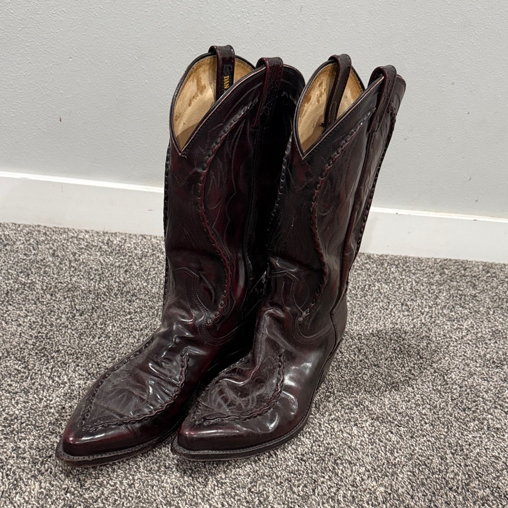 Dan Post Vintage Leather Western Boots